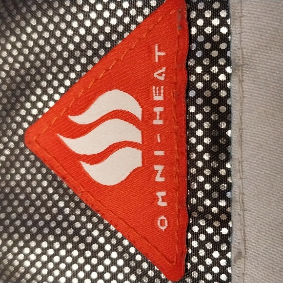 Columbia Omni-Heat Maroon Puffer Jacket Woman's Medium Full Zip - Picture 8 of 8